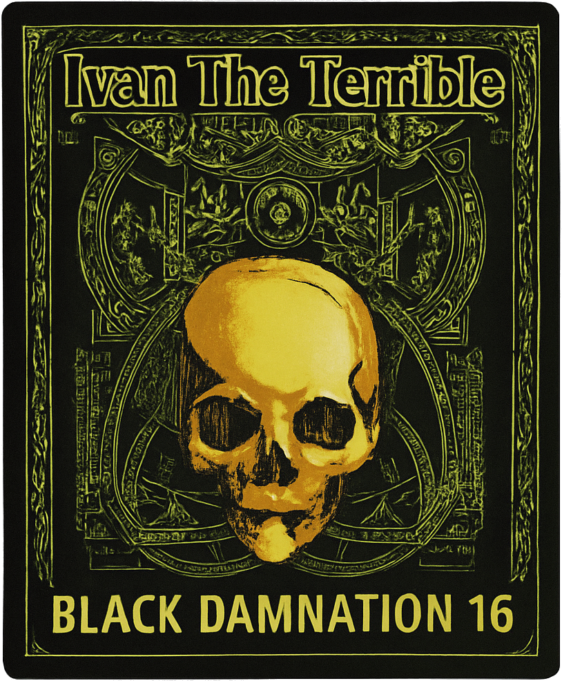 Etiket van De Struise Brouwers Black Damnation