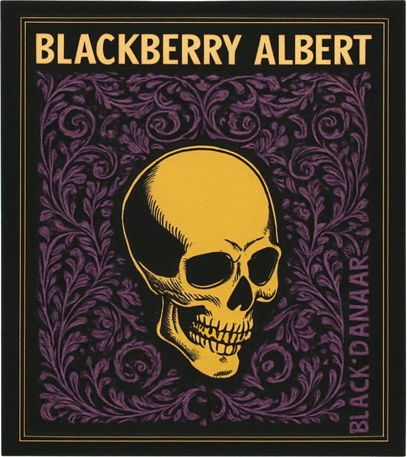 Etiket van De Struise Blackberry Albert BA