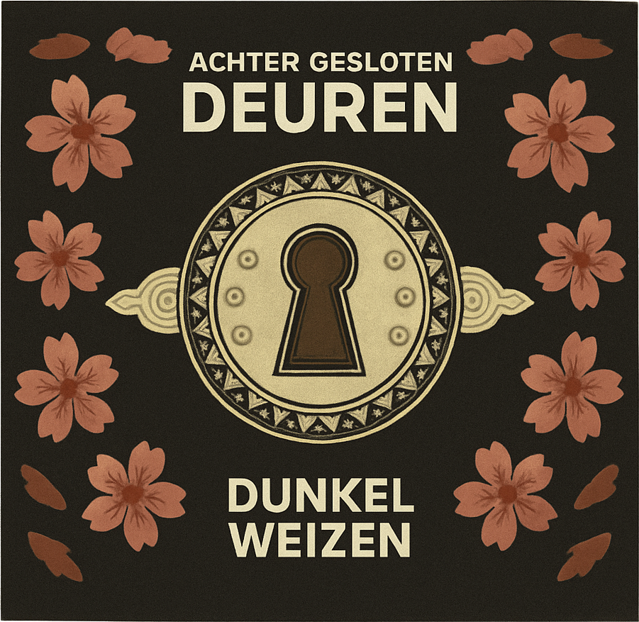 Etiket van Achter Gesloten Deuren Dunkel Weizen