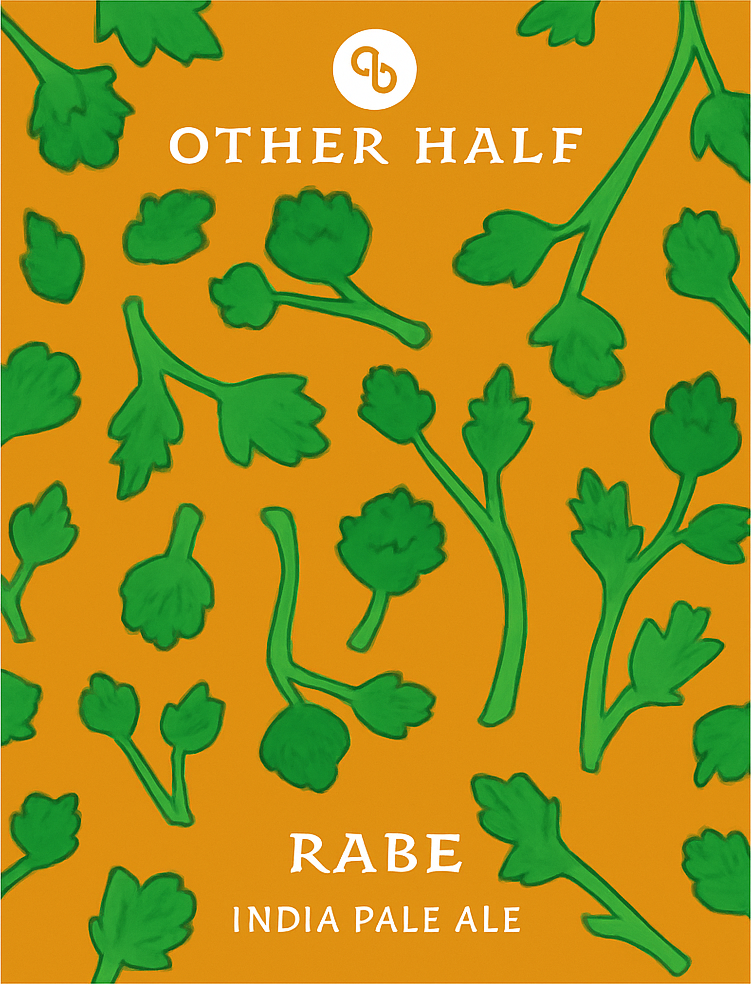 Etiket van Other Half Brewing Rabe