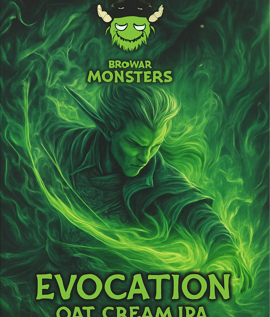 Etiket van Browar Monsters Evocation