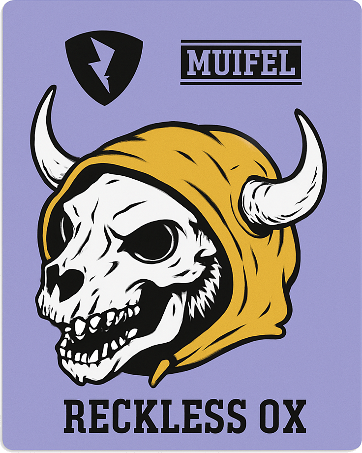 Etiket van Muifel x Rock City Reckless Ox