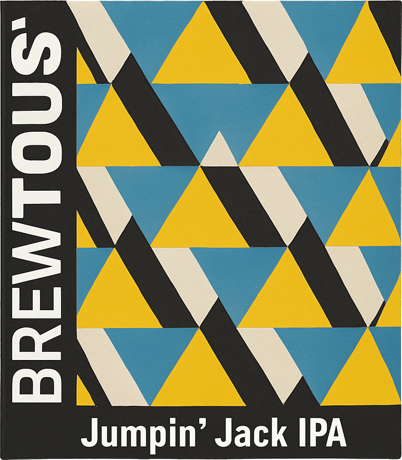 Etiket van BrewTous’ Jumpin' Jack IPA