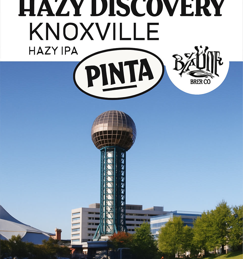 Etiket van Pinta Hazy Discovery Knoxville