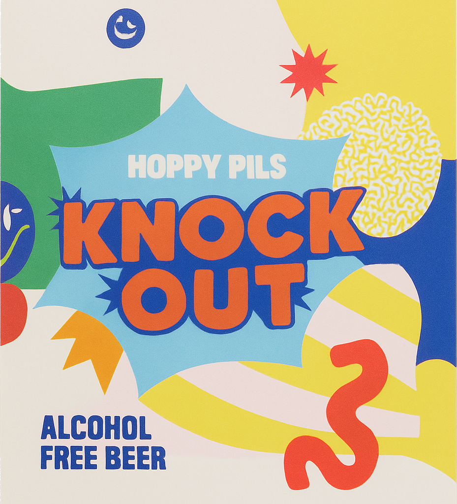 Etiket van Biosenza Knock Out Hoppy Pils
