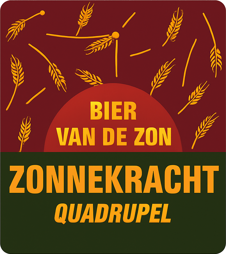Etiket van Bier van de Zon Zonnekracht