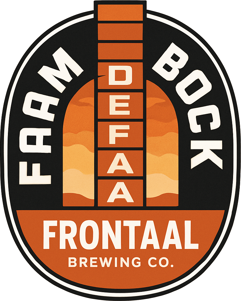 Etiket van Frontaal Faam Bock