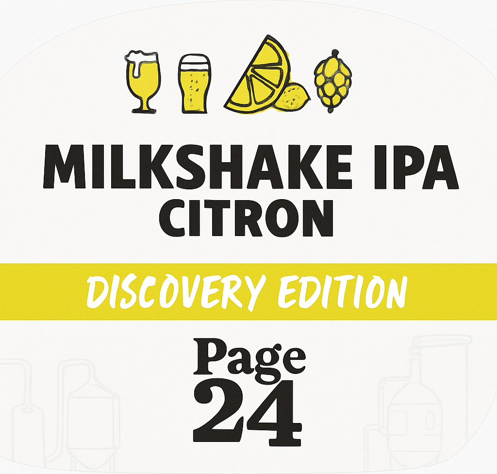 Etiket van Page 24 Milkshake IPA Sicilia Lemon