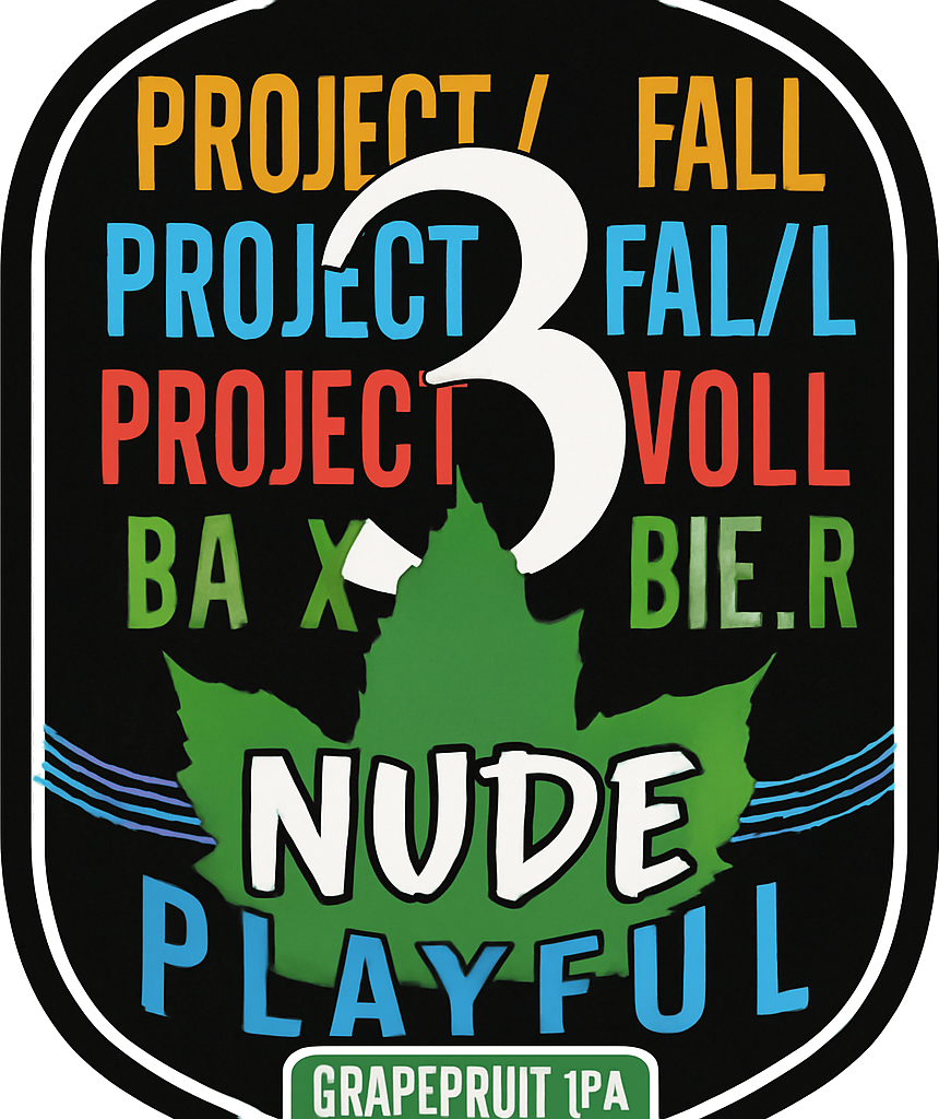 Etiket van Baxbier Nude
