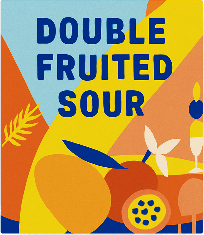 Etiket van Eleven Double Fruited Sour