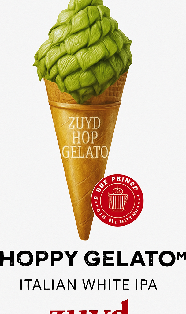 Etiket van Zuyd Craft Hoppy Gelato