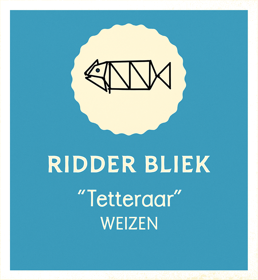 Etiket van Ridder Bliek Tetteraar