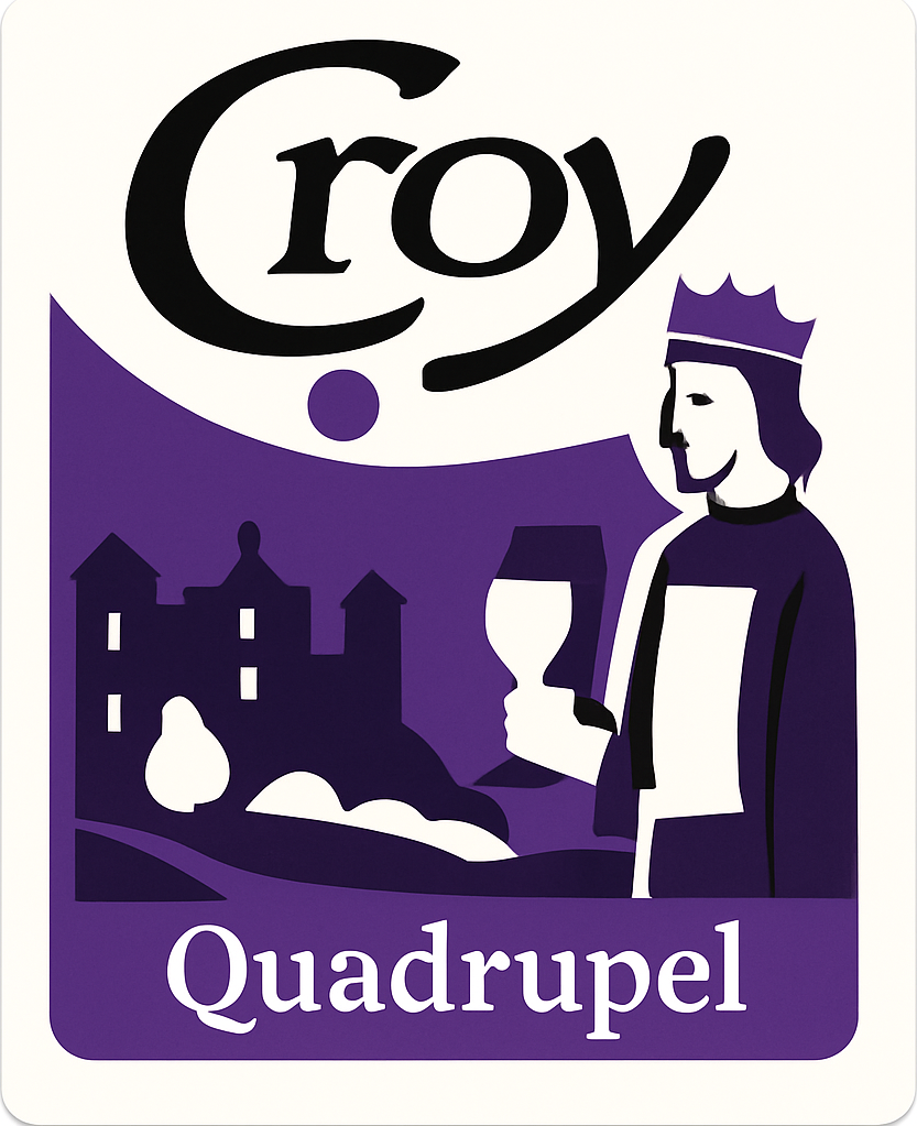 Etiket van Croy Quadrupel