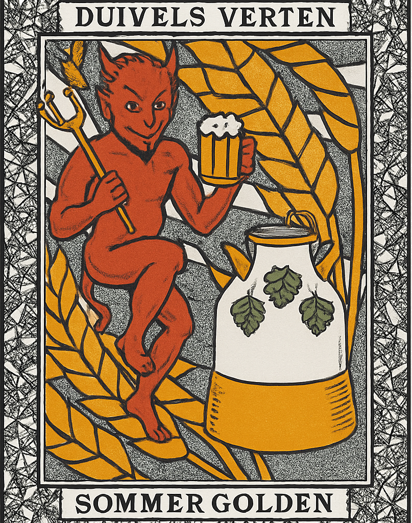 Etiket van Rolduc Duuvels Weizen
