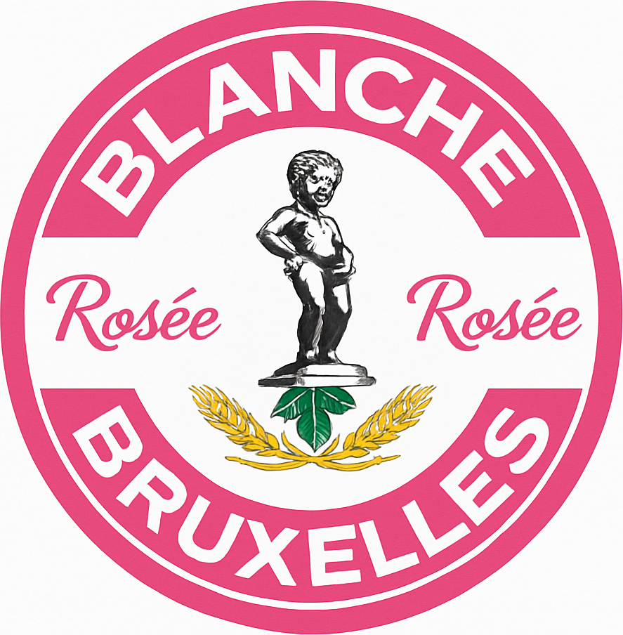 Etiket van Blanche de Bruxelles Rosée