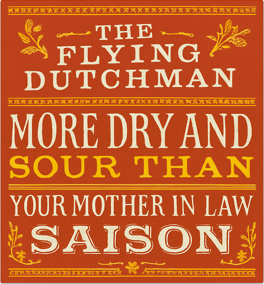 Etiket van Flying Dutchman More Dry and Sour