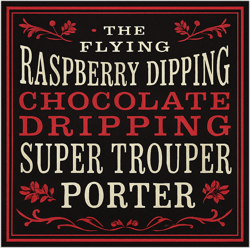 Etiket van Flying Dutchman Super Trouper Sour Porter