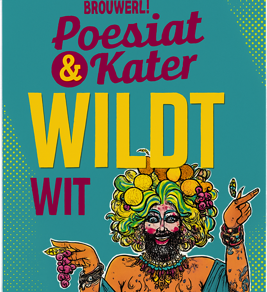 Etiket van Poesiat & Kater Wildt Wit