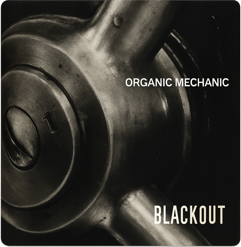 Etiket van Blackout Brewing Organic Mechanic