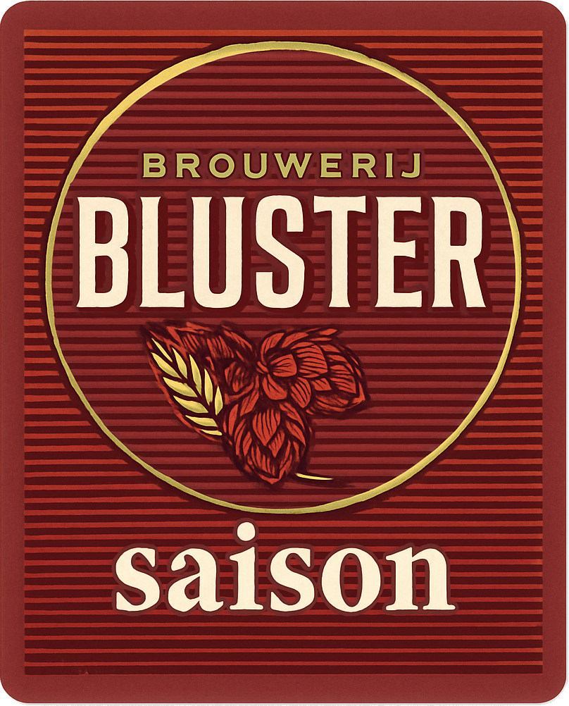 Etiket van Bjuster Saison