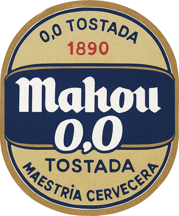 Etiket van Mahou 0.0 Tostada