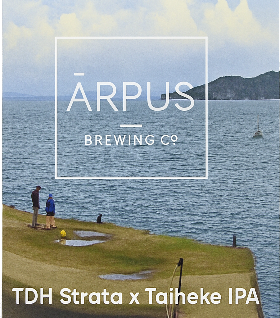 Etiket van Arpus TDH Strata x Taiheke IPA