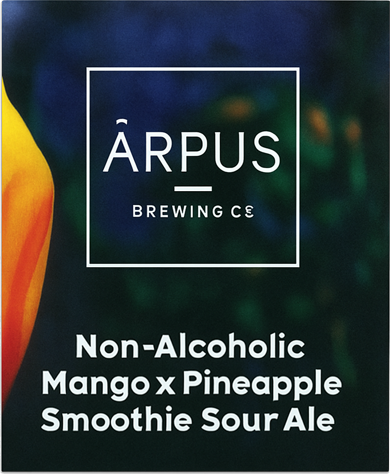 Etiket van Arpus Non Alcoholic Mango x Pineapple Smoothie Sour Ale