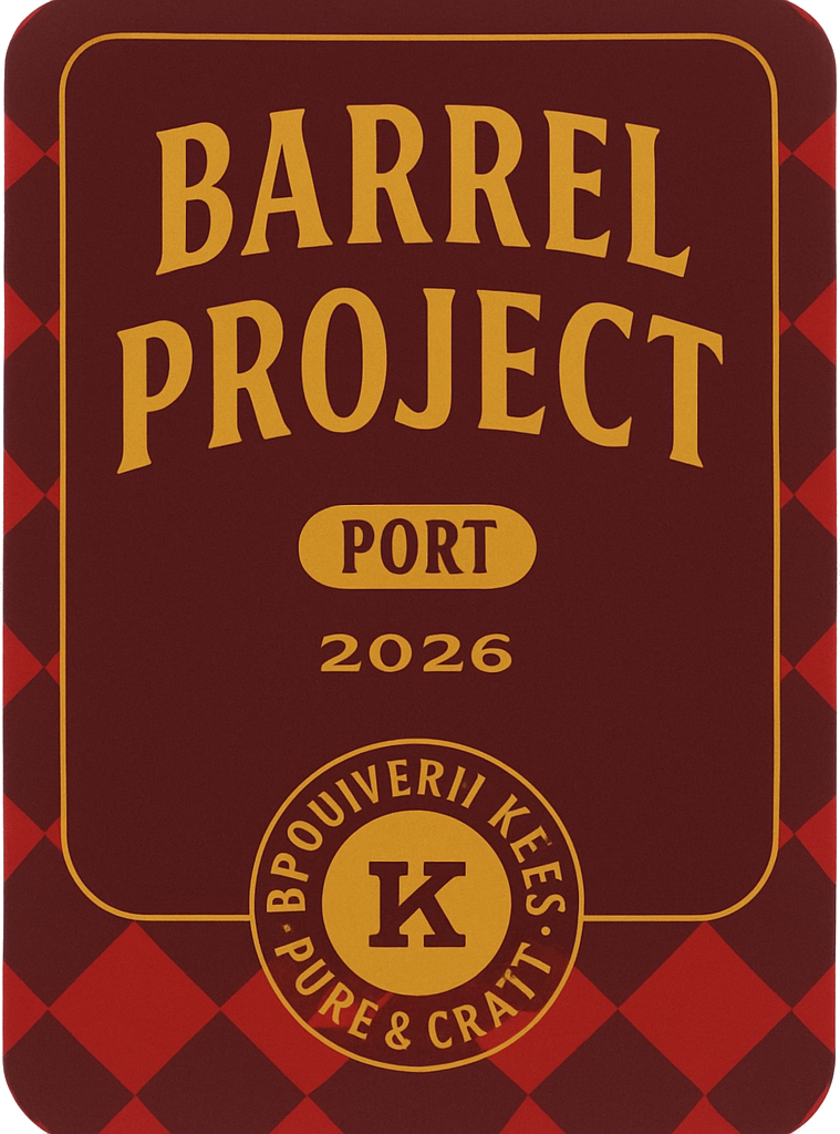 Etiket van Kees Barrel Project 2026 Port