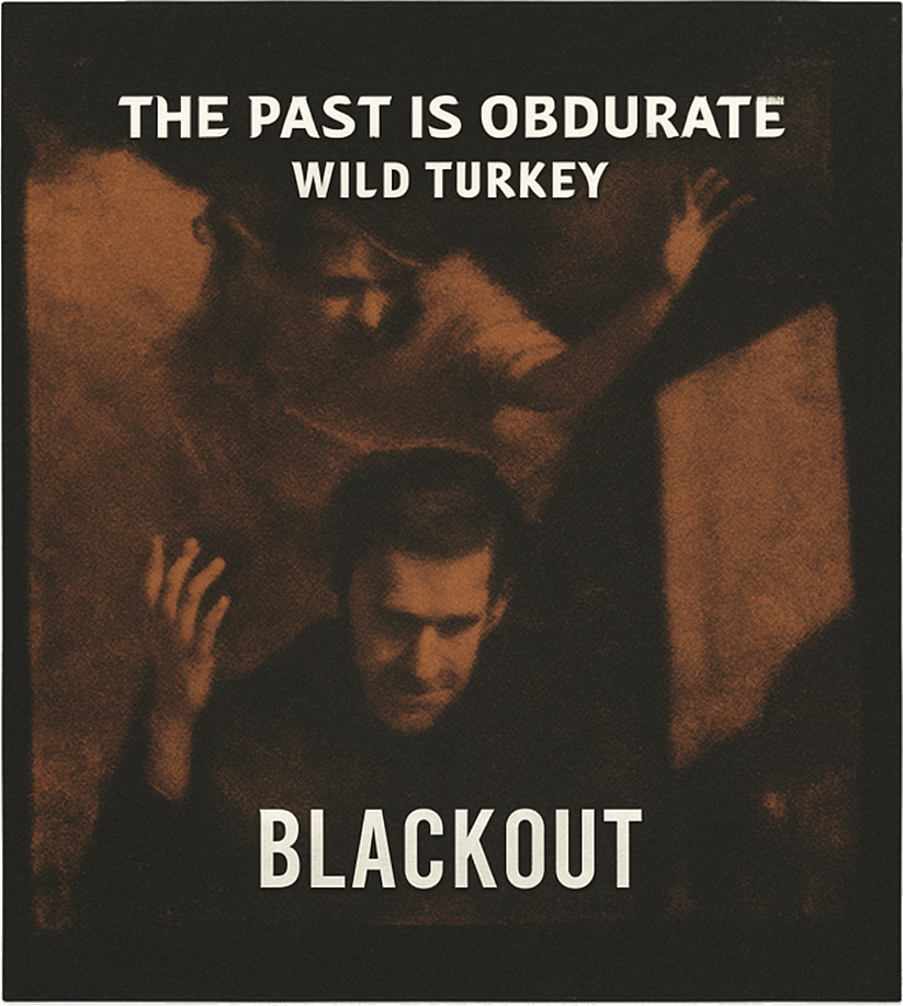 Etiket van Blackout Brewing The Past Is Obdurate Wild Turkey BA