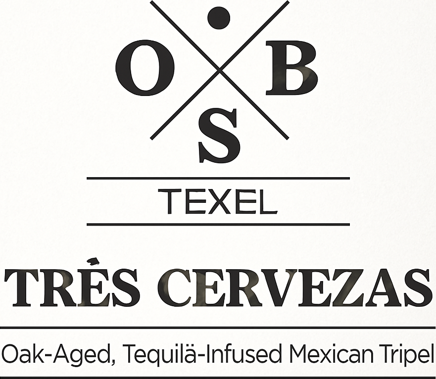 Etiket van Ouwe Skilder Tres Cervezas
