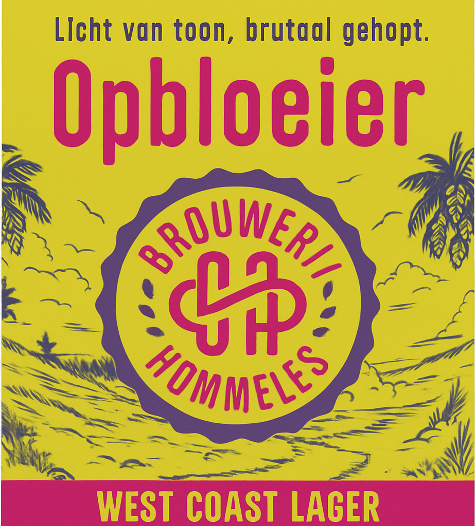Etiket van Hommeles Opbloeier