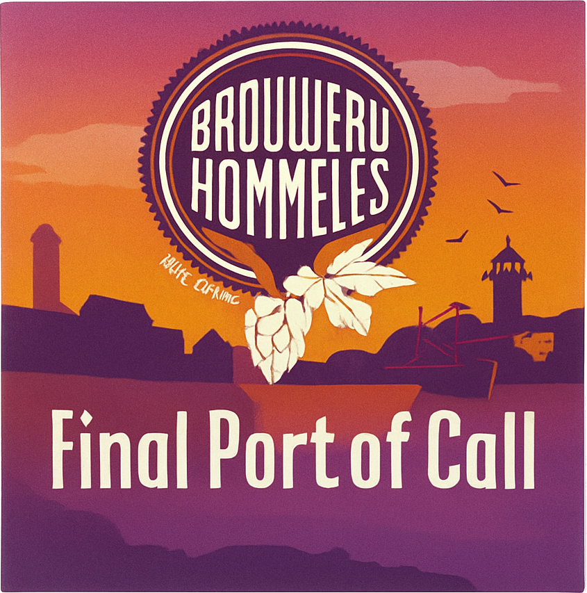 Etiket van Hommeles Final Port of Call