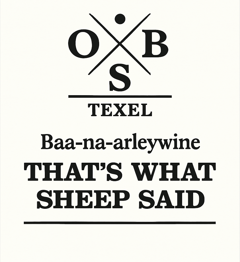 Etiket van Ouwe Skilder That's What Sheep Said