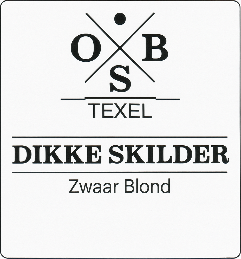 Etiket van Ouwe Skilder Dikke Skilder