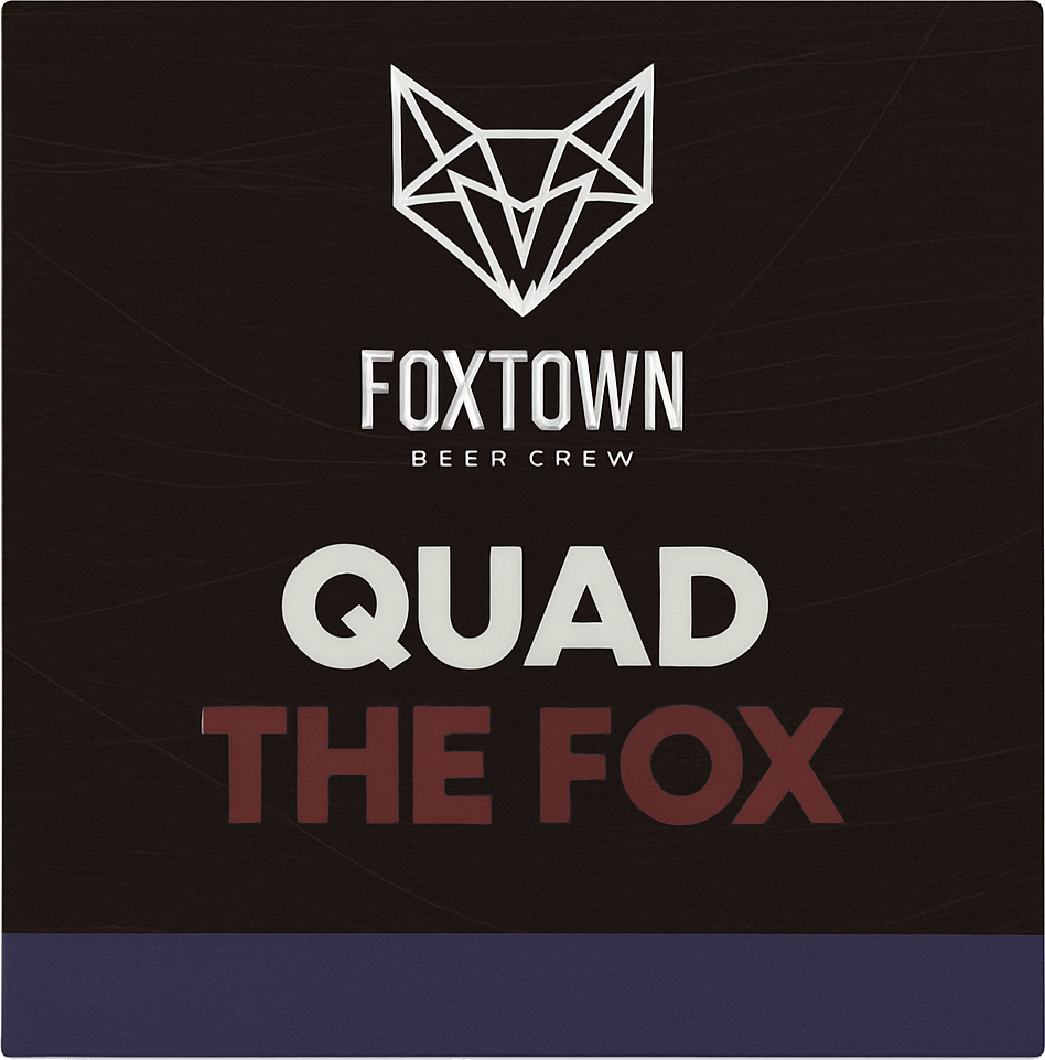 Etiket van Foxtown Quad the Fox Pinot Noir BA