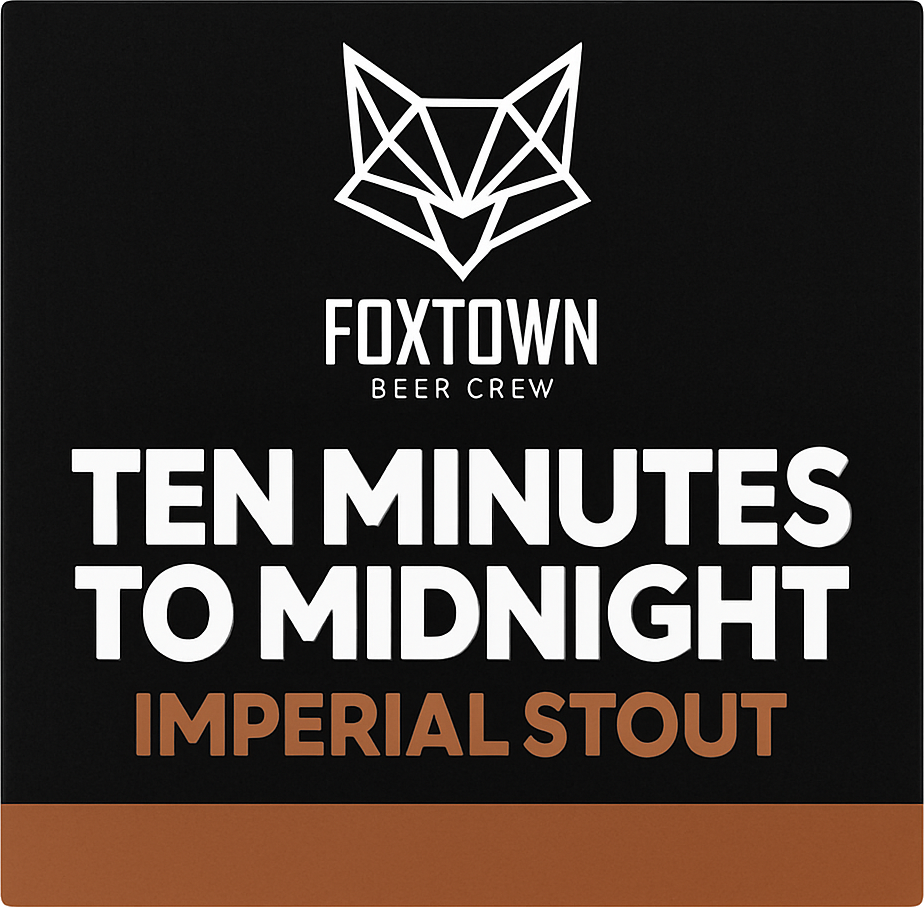 Etiket van Foxtown Ten Minutes to Midnight