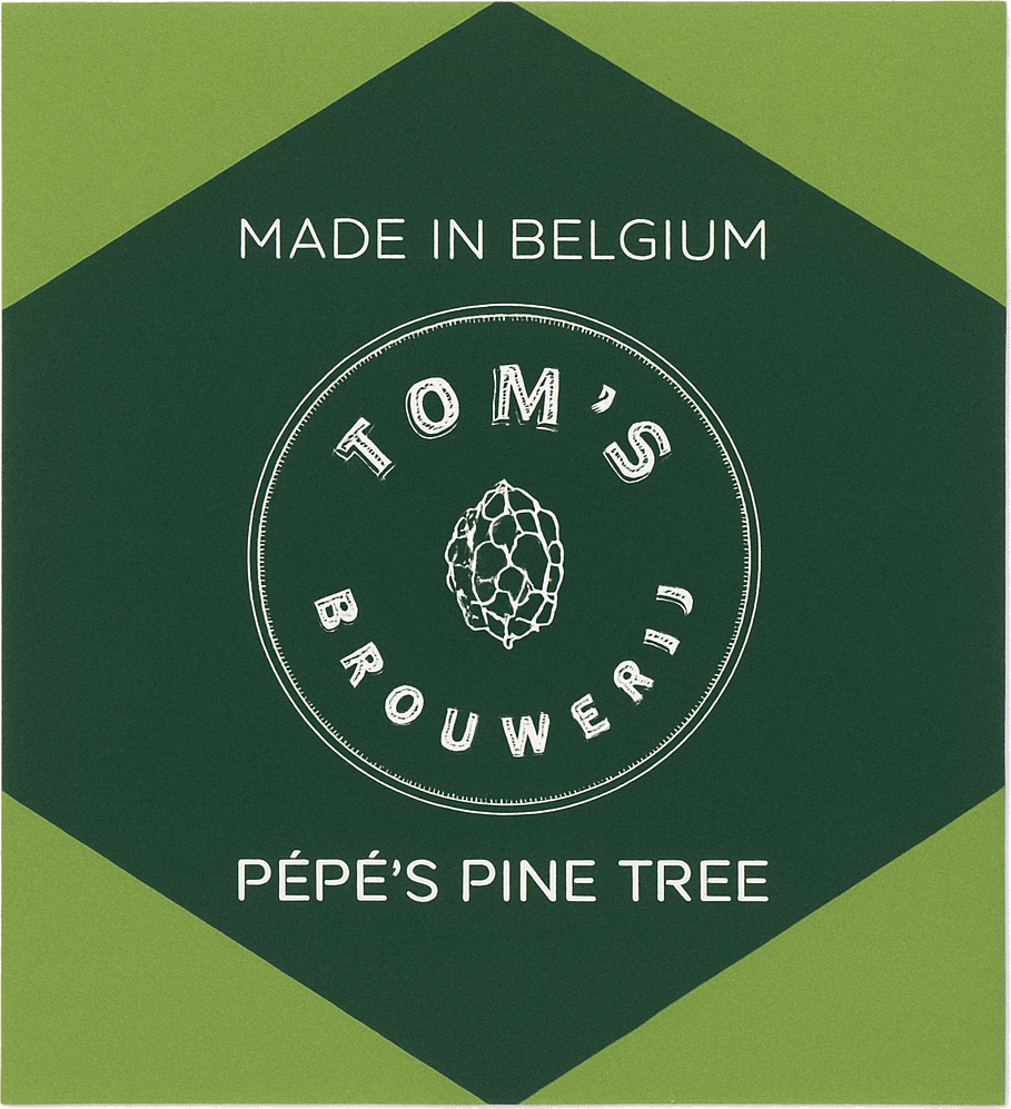 Etiket van Tom's Brouwerij Pépé's Pine Tree
