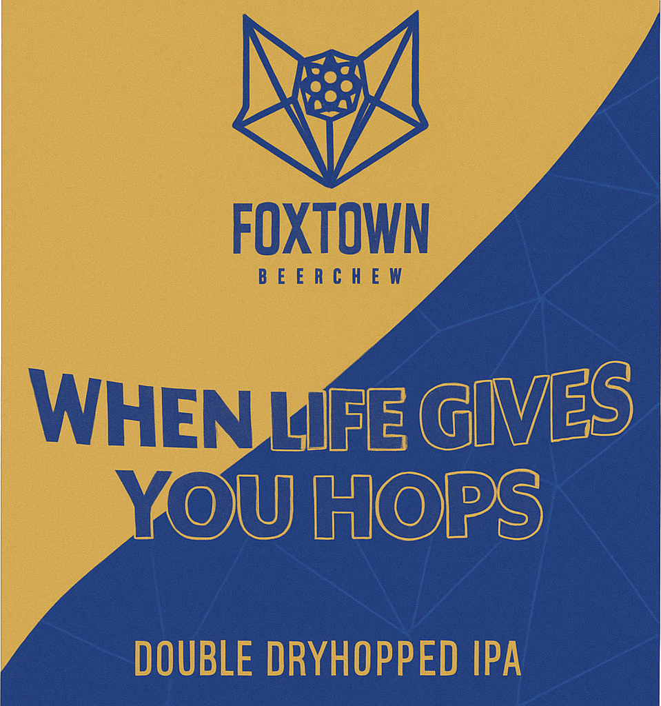 Etiket van Foxtown When Life Gives You Hops 2023