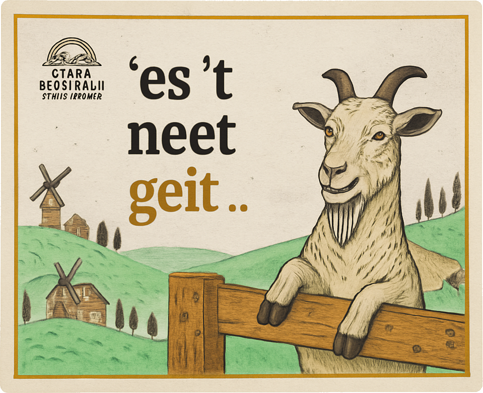 Etiket van Aspro Brews Es 't Neet Geit