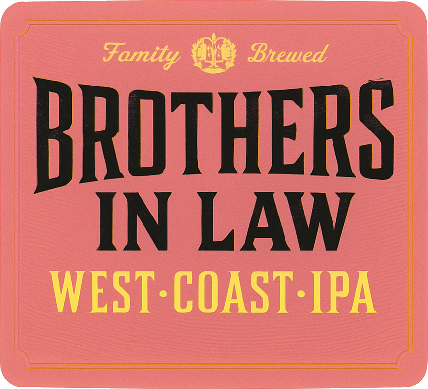Etiket van BIL West Coast IPA