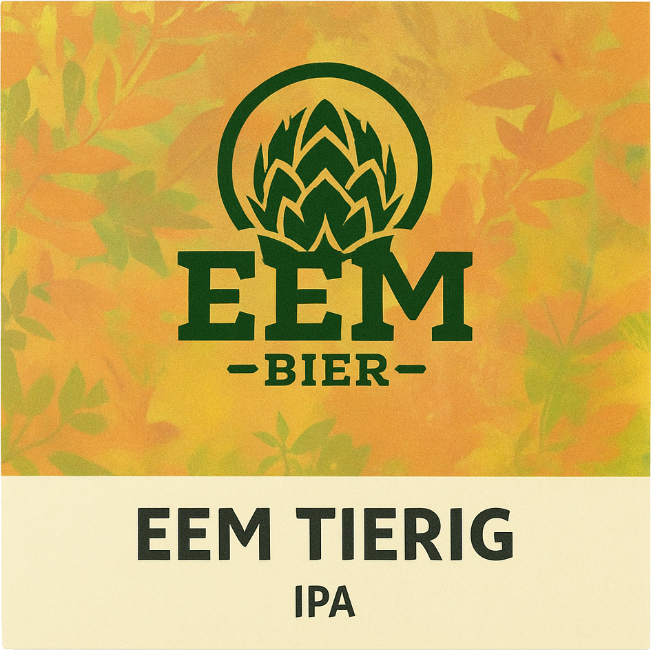 Etiket van Eembier Tierig