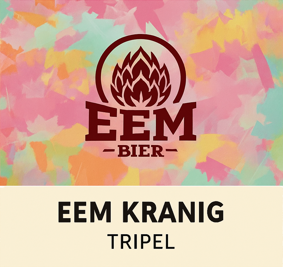 Etiket van Eembier Kranig