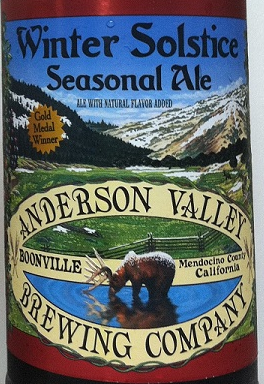 Anderson Valley Winter Solstice Saesonal Ale