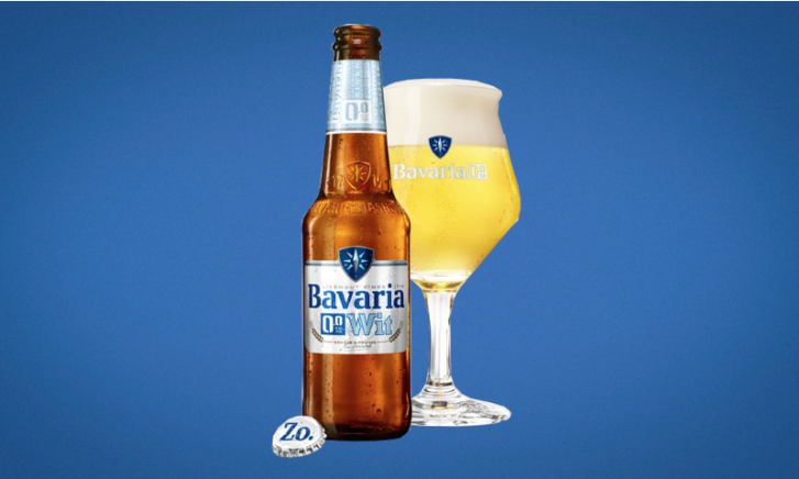 Is heel fijn Kwijting Bavaria 0.0% Wit | Alcoholvrij witbier | biernet.nl