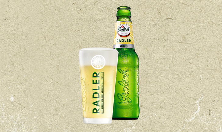 parallel Wrijven Ijzig Grolsch Radler - Bier met 2% alcohol, citroensmaak | biernet.nl