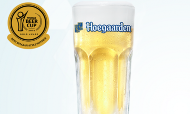 wetgeving neef zuur Hoegaarden bierglas | Witbier glas | biernet.nl