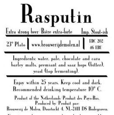 Rasputin bier Rasputin bier