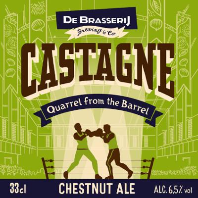 Castagne | blond bier van brouwerij de Brasserij