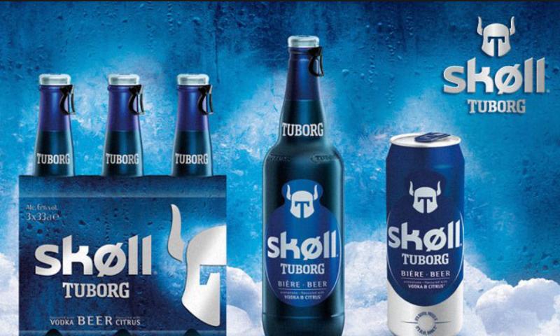 Gezamenlijk bladerdeeg Baan Tuborg Skoll | Deens bier | biernet.nl