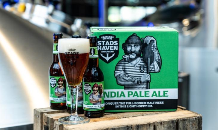 Stadshaven IPA sixpack glas en flesjes